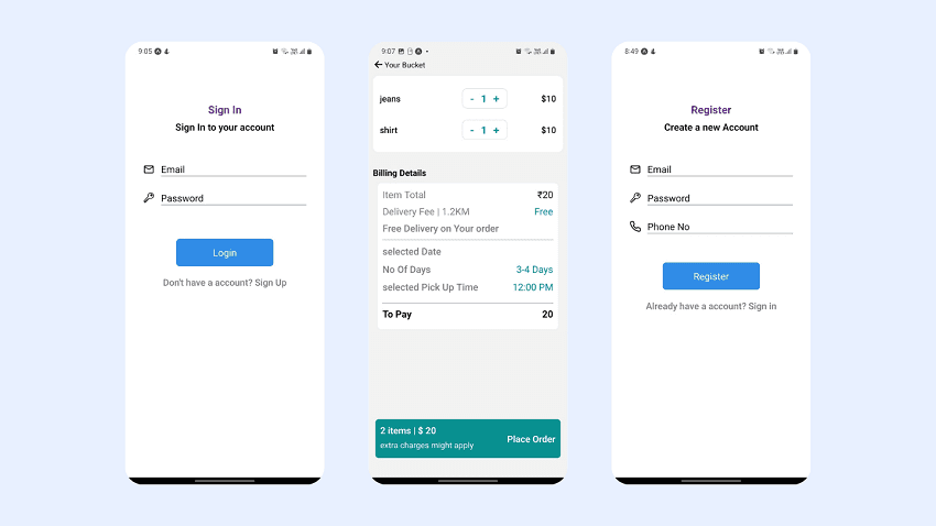 Laundry: React Native Expo App screenshot 2