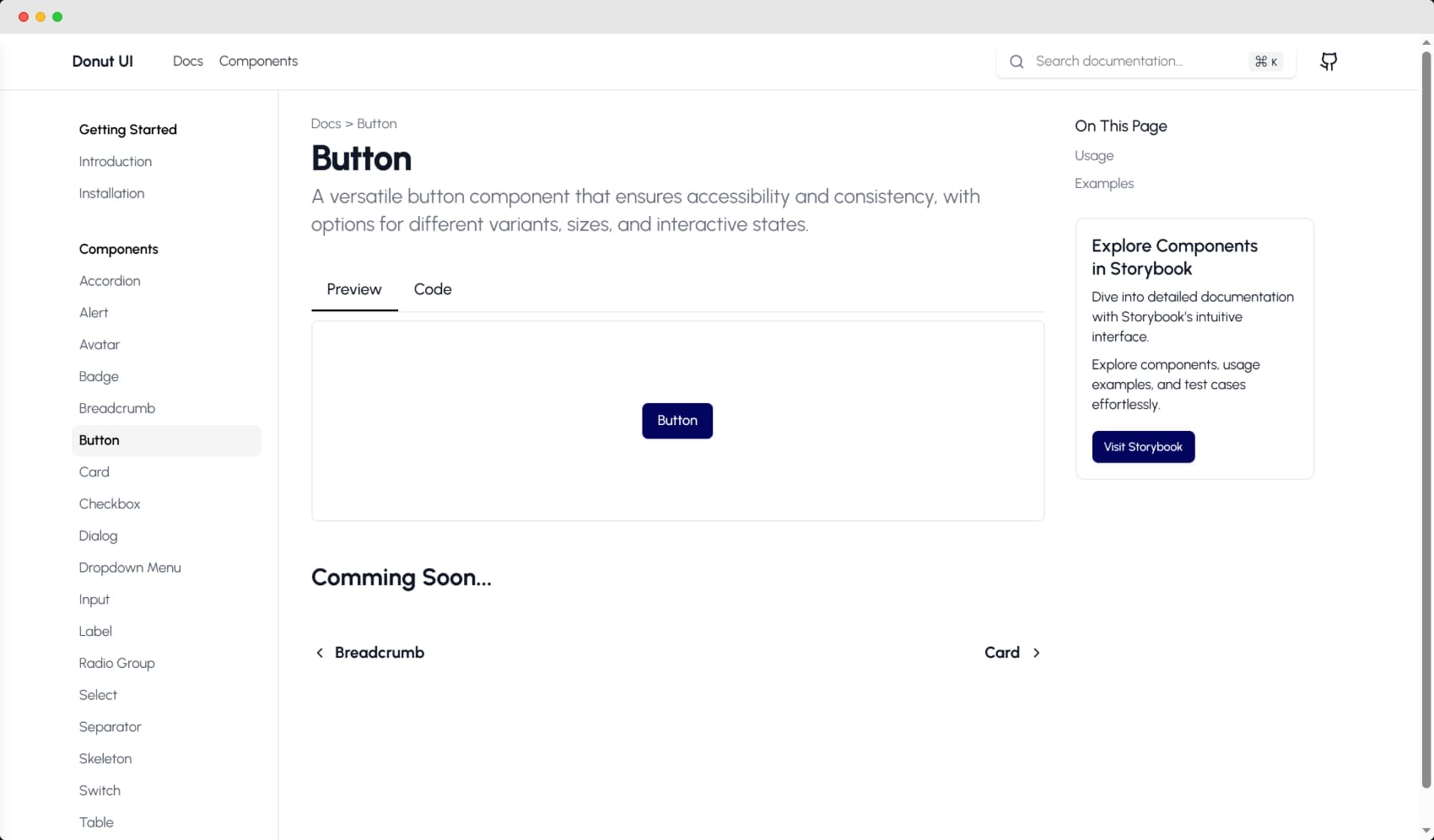 Donut UI: React Component Library screenshot 3