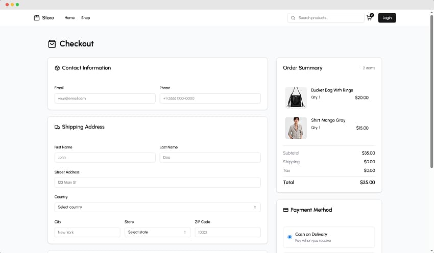 Store: Next.js Ecommerce using Wordpress as Backend screenshot 6