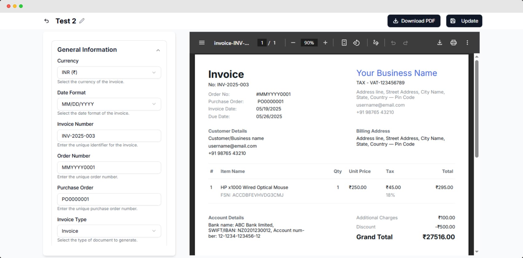 InvoiceGen: Create and Manage Invoices Easily screenshot 2